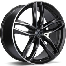 Carbonado Style 8Jx18 5x112 ET35 CB66.5 MBFP - Matt Black Front Polished