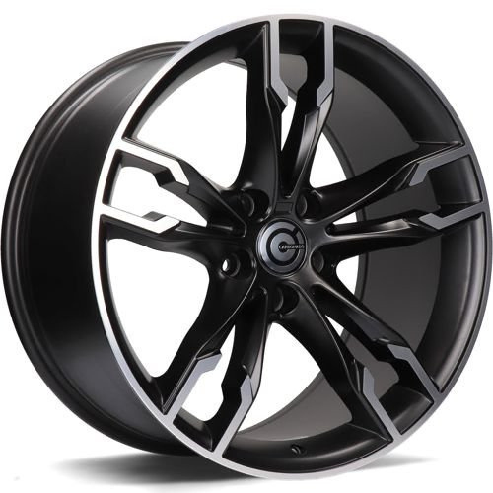 Carbonado Inferno 8.5Jx18 5x112 ET30 CB66.5 MBFP - Matt Black Front Polished