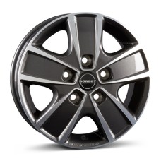 Borbet CWG 6Jx16 5x118 ET68 CB71.1 MAP - mistral anthracite polished