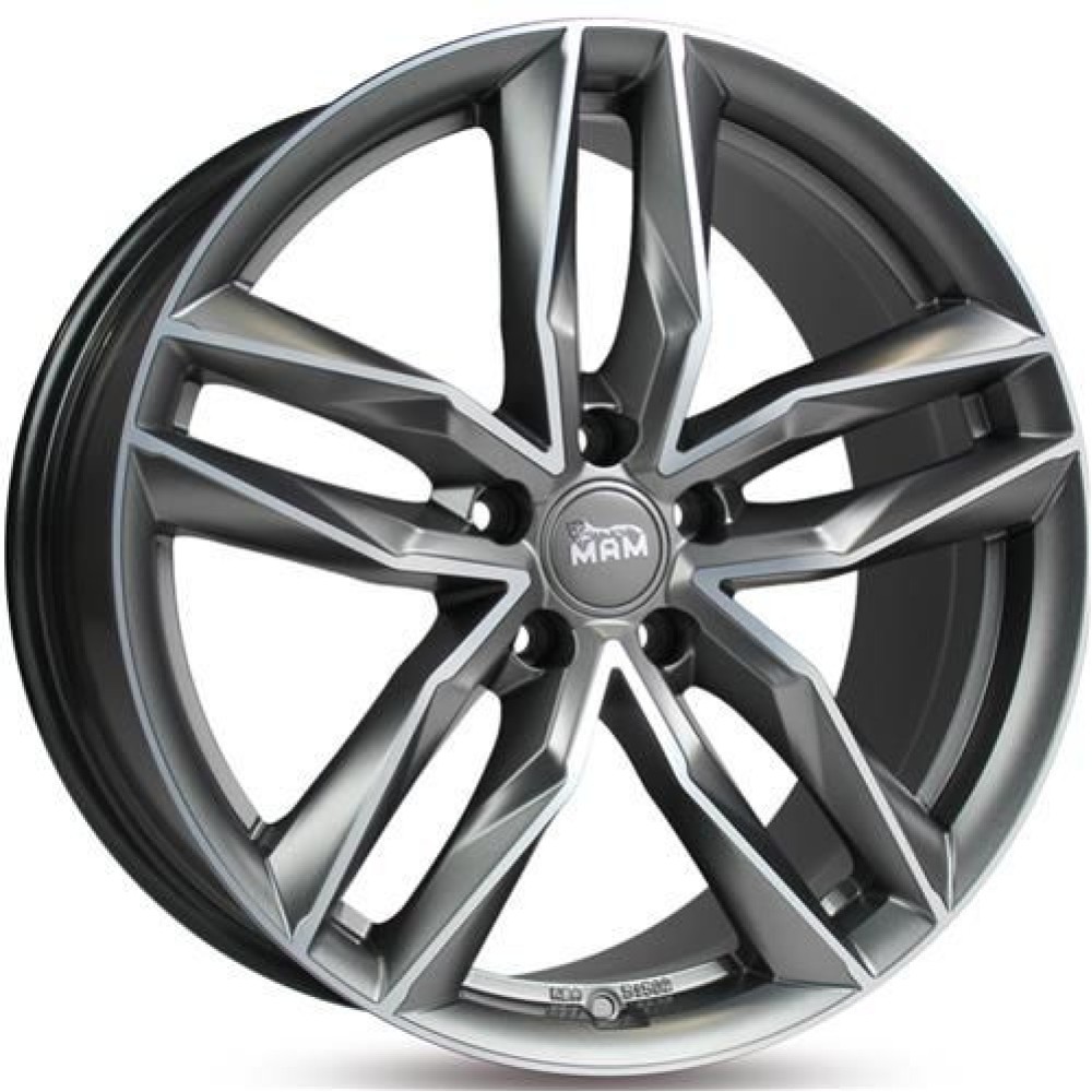 MAM Leichtmetallräder RS3 8Jx18 5x112 ET30 CB66.5 MPFP - Matt palladium front polish
