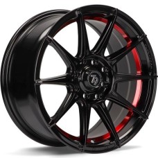 seventy9 SCF-F 7Jx15 4x100/4x114.3 ET35 CB67.1 BGRIL- Black Glossy Red Inner Lip