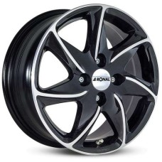Ronal R51 6.5Jx15 4x100 ET38 CB68 JB - Jetblack-Frontkopiert