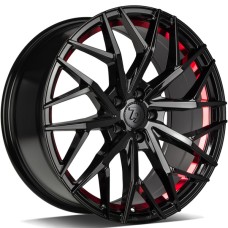 seventy9 SV-C 8.5Jx19 5x112 ET45 CB66.5 BGRIL- Black Glossy Red Inner Lip