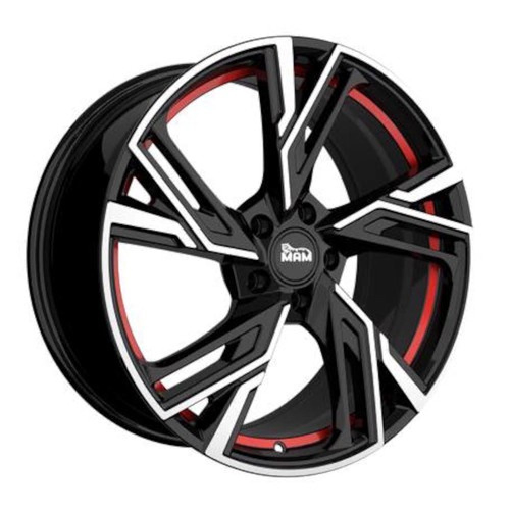 MAM Leichtmetallräder RS5 7Jx16 5x120 ET35 CB72.6 BFPRI