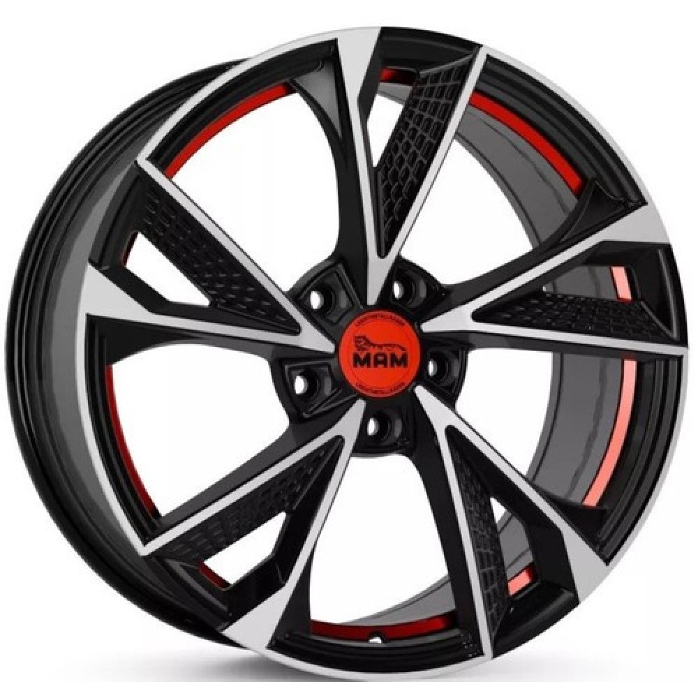 MAM Leichtmetallräder RS6 7Jx16 5x100 ET38 CB63.4 BFPRI