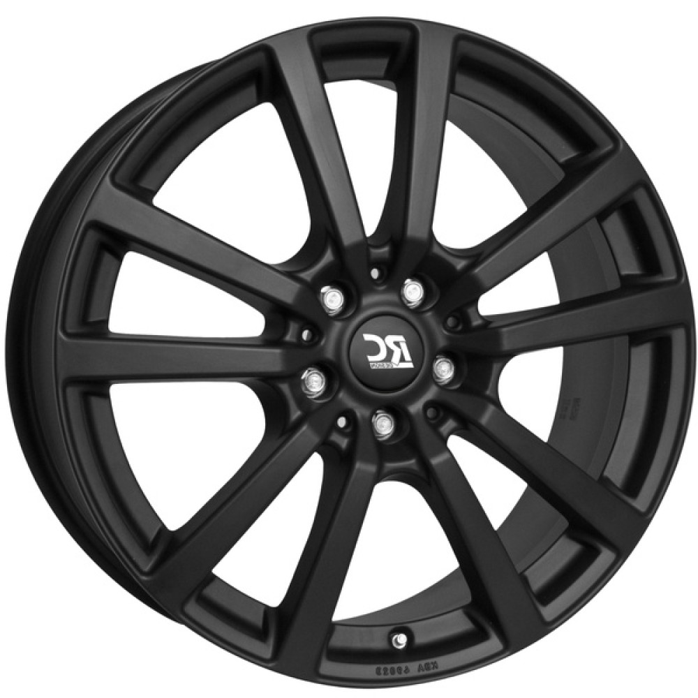 RC-DESIGN RC25 8Jx18 5x130 ET53 CB71.6 SKM - Schwarz-Matt Lackiert