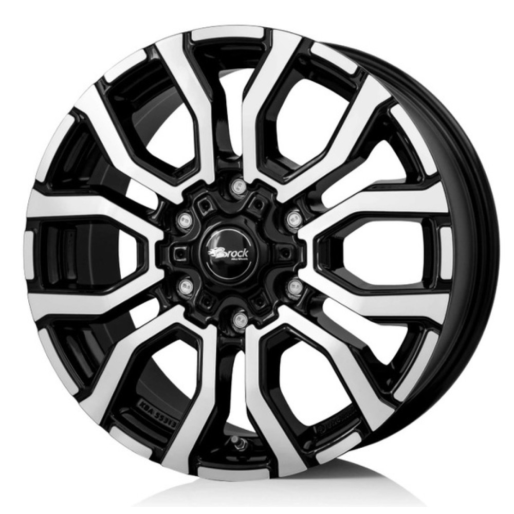 RC-DESIGN RC35 6.5Jx16 6x130 ET62 CB84.1 SGVP - Schwarz Front-Poliert
