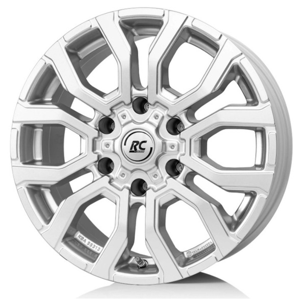 RC-DESIGN RC35 7.5Jx17 6x139.7 ET30 CB106.1 KS - Kristallsilber Lackiert