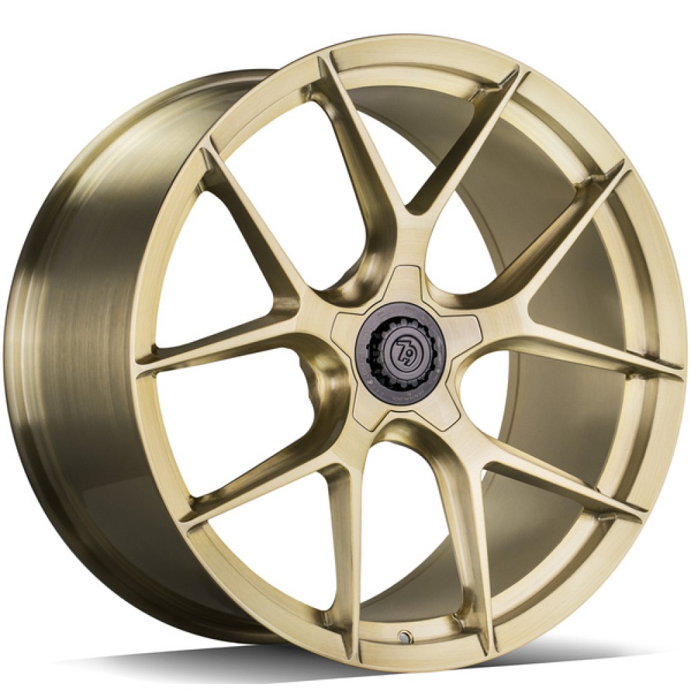seventy9 MF.8 10Jx20 5x112 ET19 CB66.6 GB - Gold Brushed