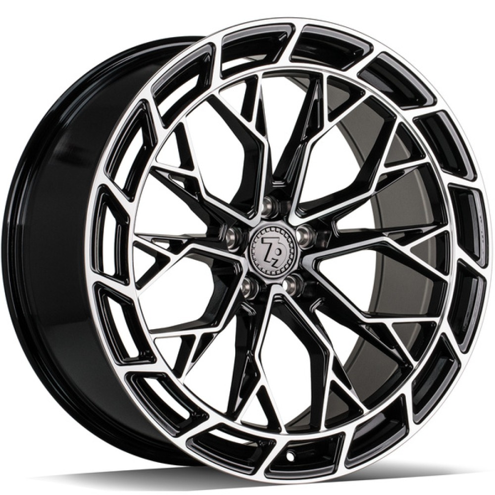 seventy9 SCF-Z 9.5Jx21 5x112 ET25 CB66.6 BFP - Black Front Polished