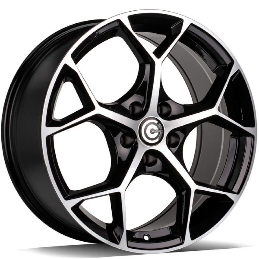 Carbonado Fancy 8Jx18 5x112 ET30 CB66.45 BFP - Black Front Polished
