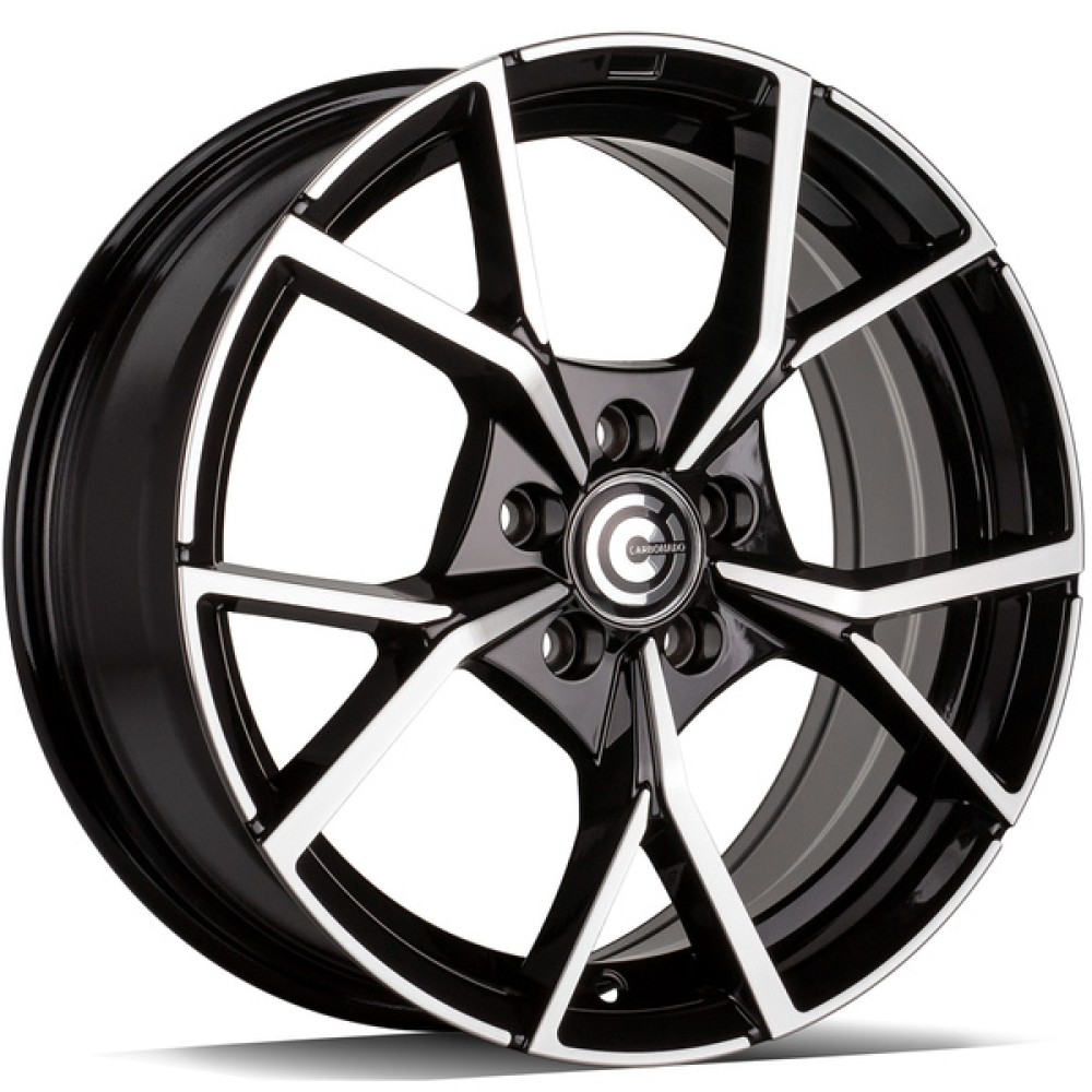Carbonado Predator 6.5Jx16 5x100 ET38 CB57.1 BFP - Black Front Polished