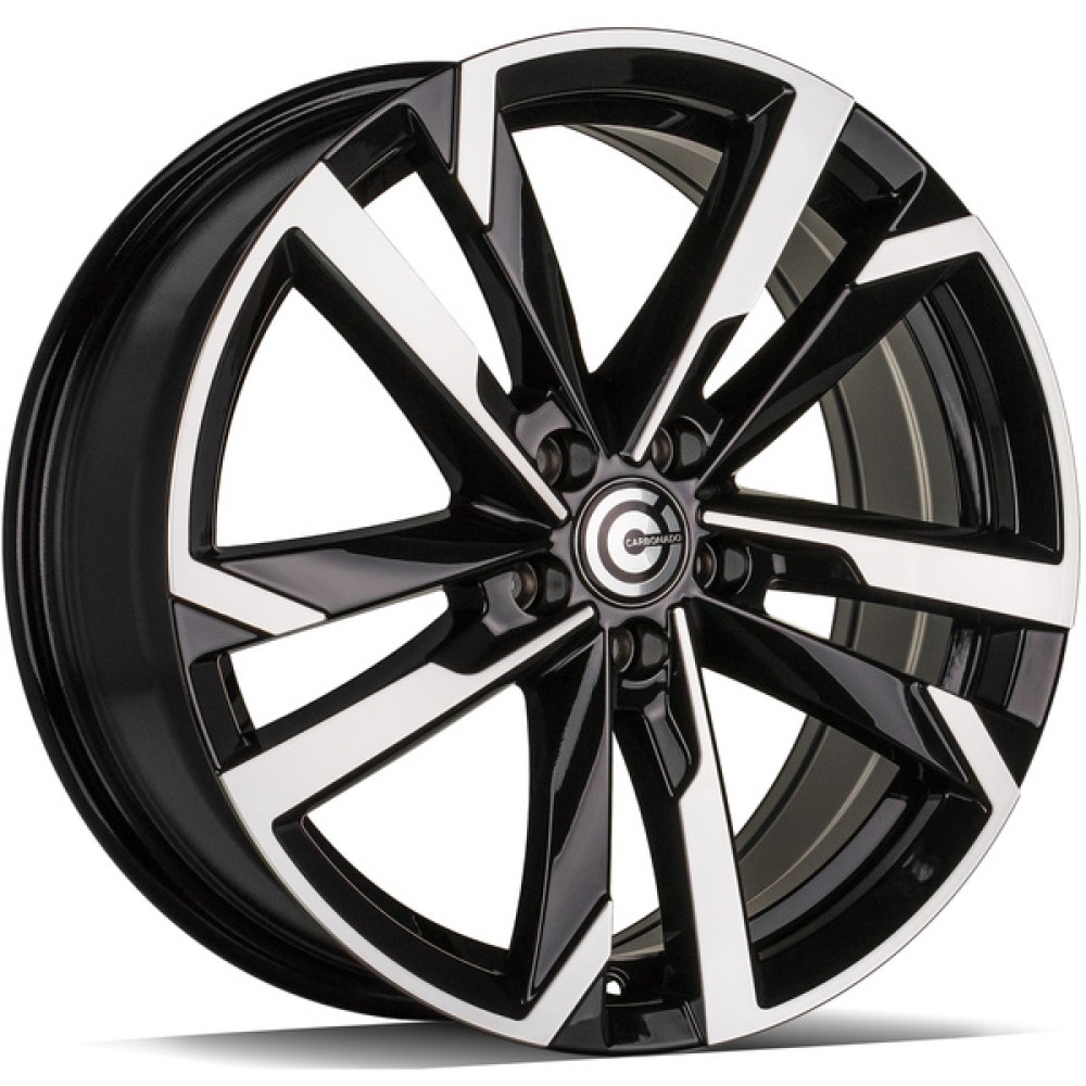 Carbonado Combat 7Jx17 5x100 ET40 CB57.1 BFP - Black Front Polished