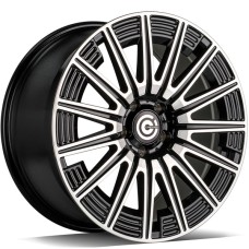 Carbonado Refined 8Jx18 5x112 ET35 CB66.6 BFP - Black Front Polished
