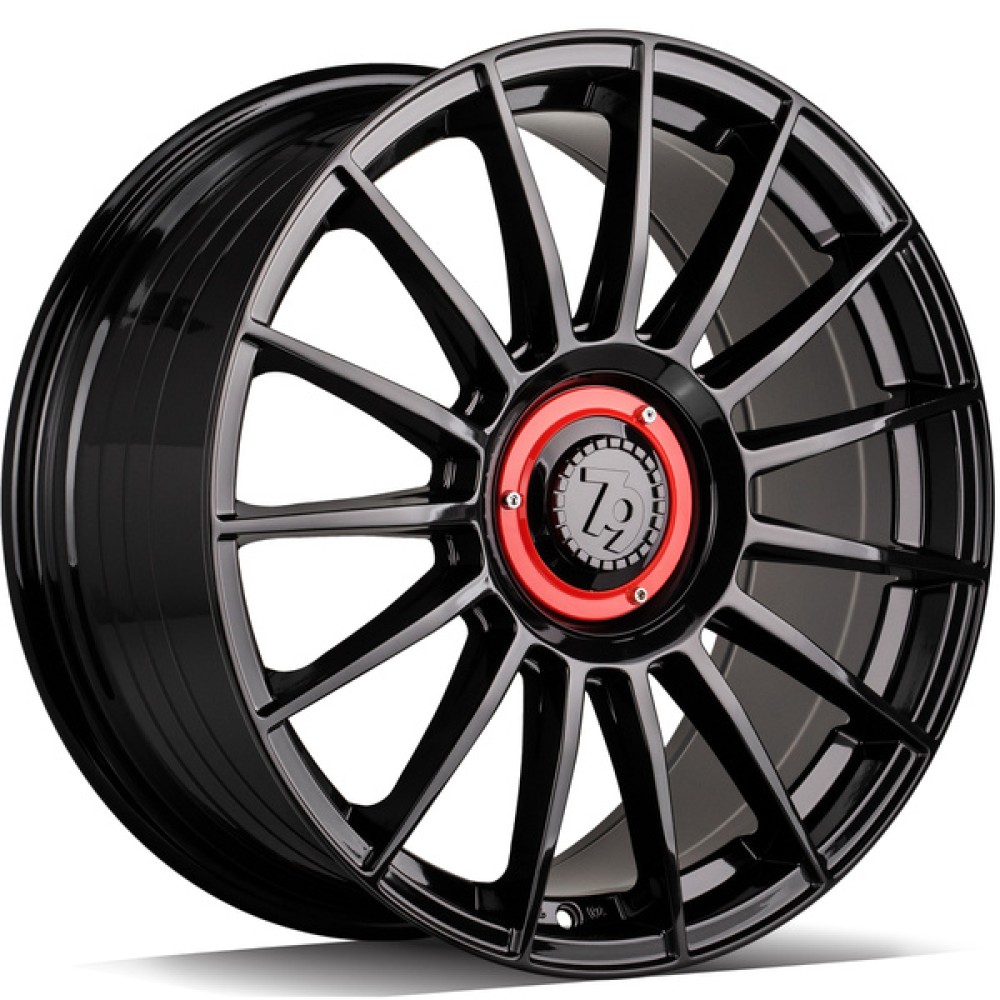 seventy9 SCF-2 8Jx18 5x108/5x114.3 ET40 CB73.1 BG - Black Glossy