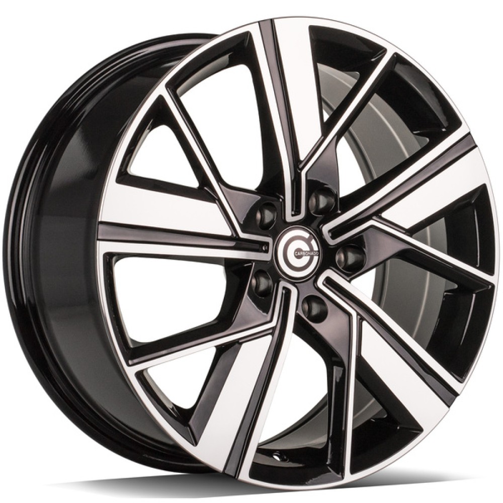 Carbonado Iron 8Jx18 5x120 ET50 CB65.1 BFP - Black Front Polished