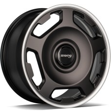 seventy9 MF.15 9.5Jx20 5x112 ET45 CB66.6 DMBLP - Matt Black Lip Polished