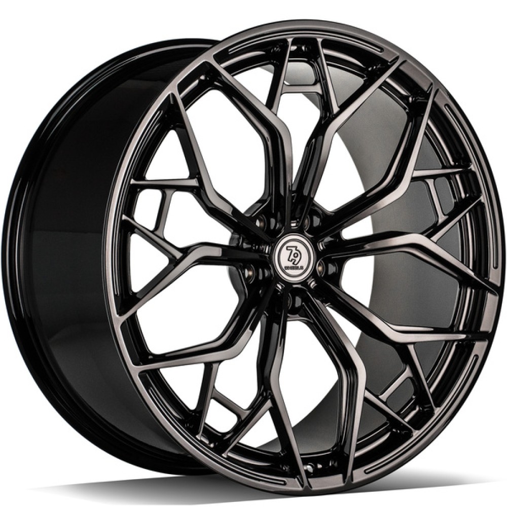 seventy9 MF.16 10.5Jx22 5x112 ET40 CB66.6 BG - Black Glossy