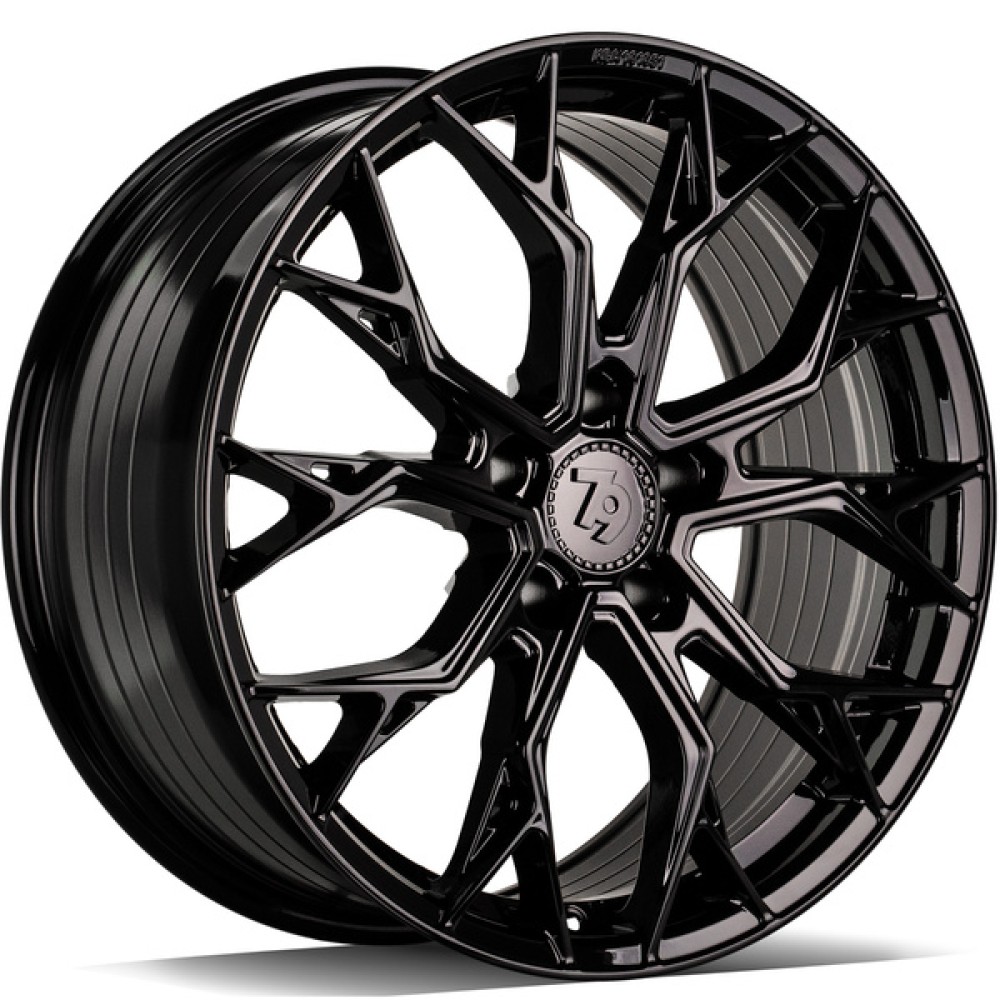 seventy9 SSF-2 8Jx18 5x112 ET45 CB66.6 BG - Black Glossy