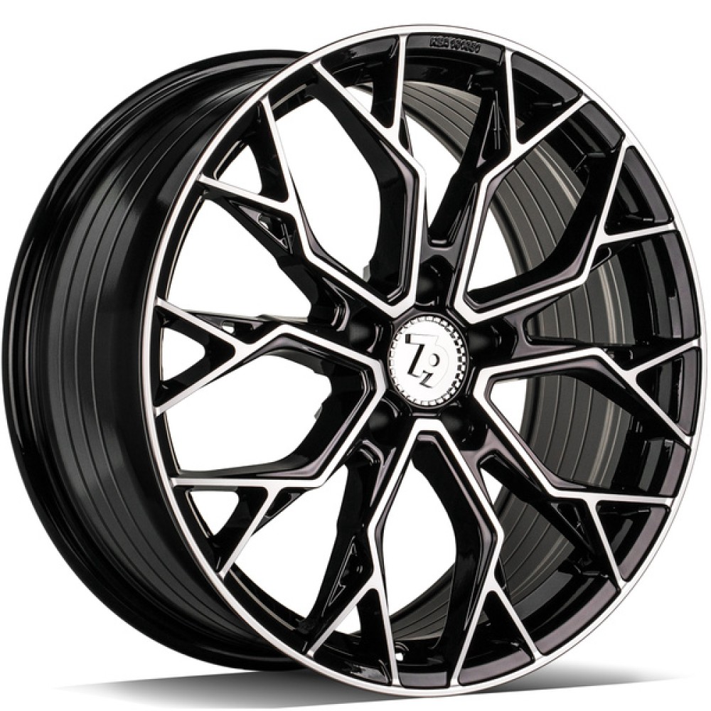 seventy9 SSF-2 8.5Jx19 5x114.3 ET40 CB73.1 BFP - Black Front Polished