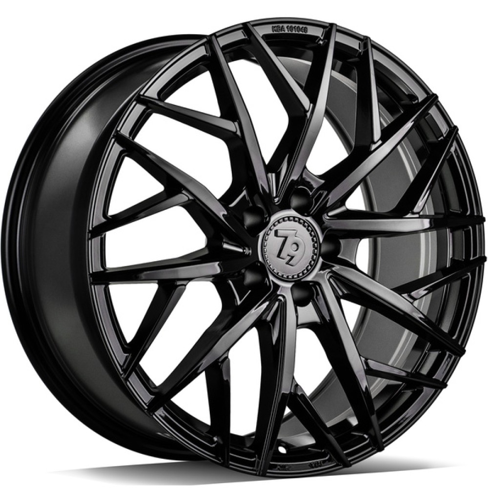 seventy9 SSF-1 7.5Jx17 5x114.3 ET40 CB73.1 BG - Black Glossy
