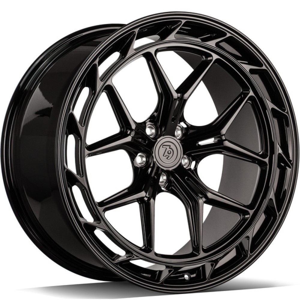 seventy9 MF.19 10.5Jx21 5x112 ET35 CB66.6 BG - Black Glossy