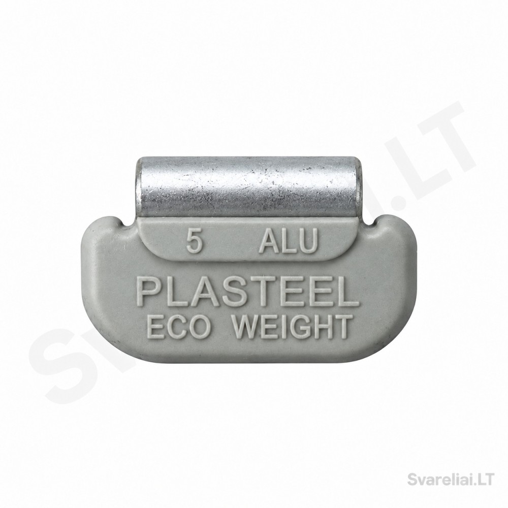 ALU clip-on wheel balancing weights Plasteel 5 g (100 pcs)
