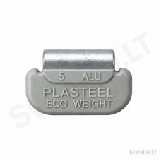 ALU clip-on wheel balancing weights Plasteel 5 g (100 pcs)