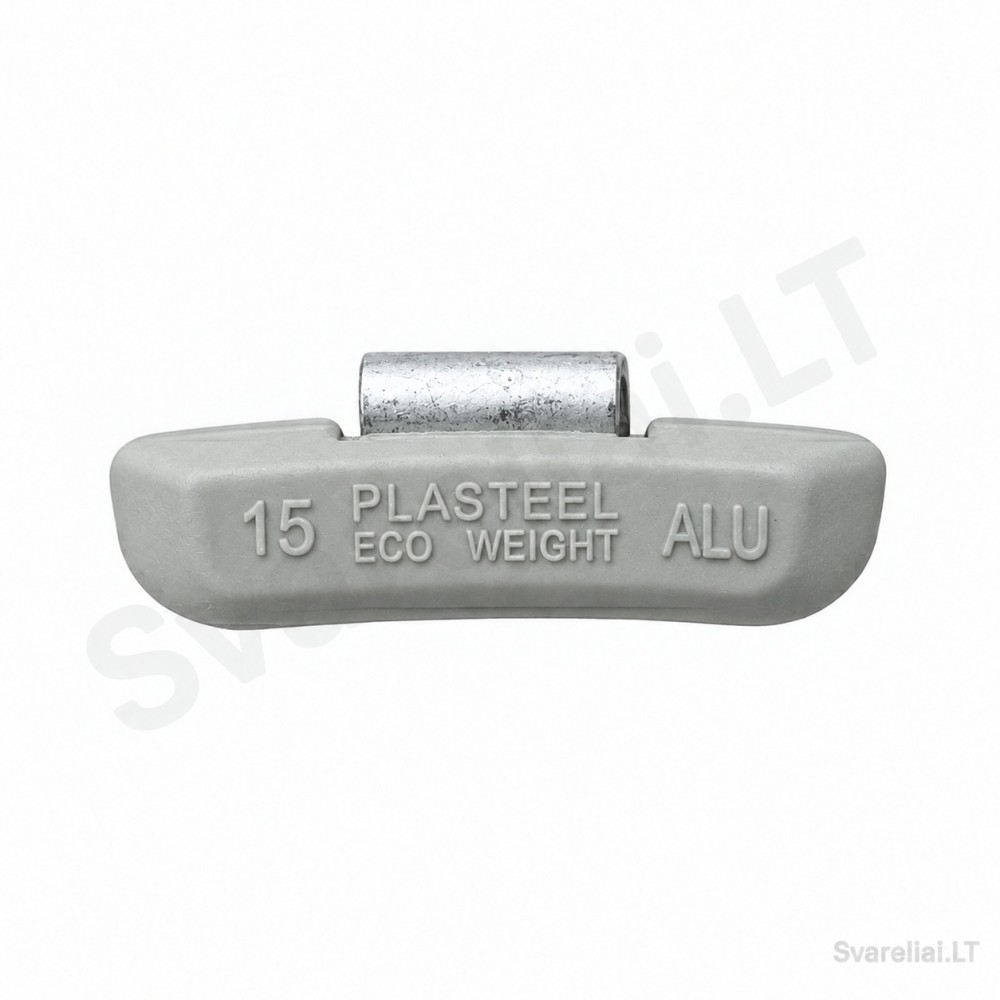 ALU clip-on wheel balancing weights Plasteel 15 g (100 pcs)