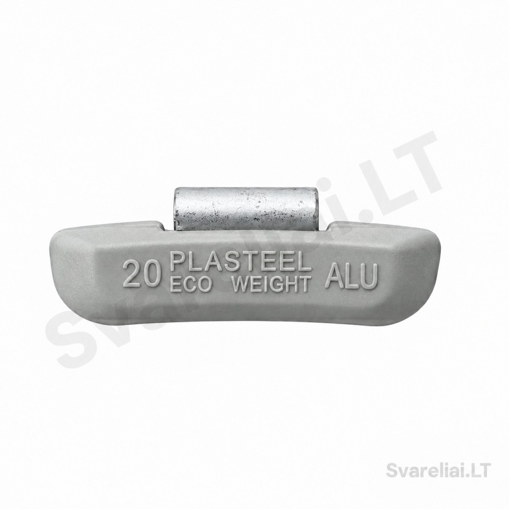 ALU clip-on wheel balancing weights Plasteel 20 g (100 pcs)