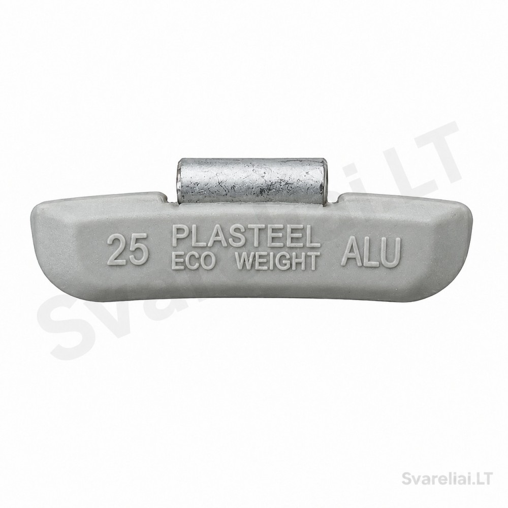 ALU clip-on wheel balancing weights Plasteel 25 g (100 pcs)