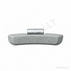 ALU clip-on wheel balancing weights Plasteel 30 g (100 pcs) ALU clip-on wheel balancing weights Plasteel 30 g (100 pcs)