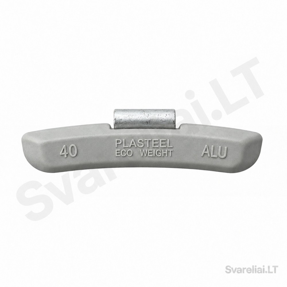 ALU clip-on wheel balancing weights Plasteel 40 g (50 pcs)