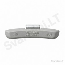 ALU clip-on wheel balancing weights Plasteel 40 g (50 pcs) ALU clip-on wheel balancing weights Plasteel 40 g (50 pcs)