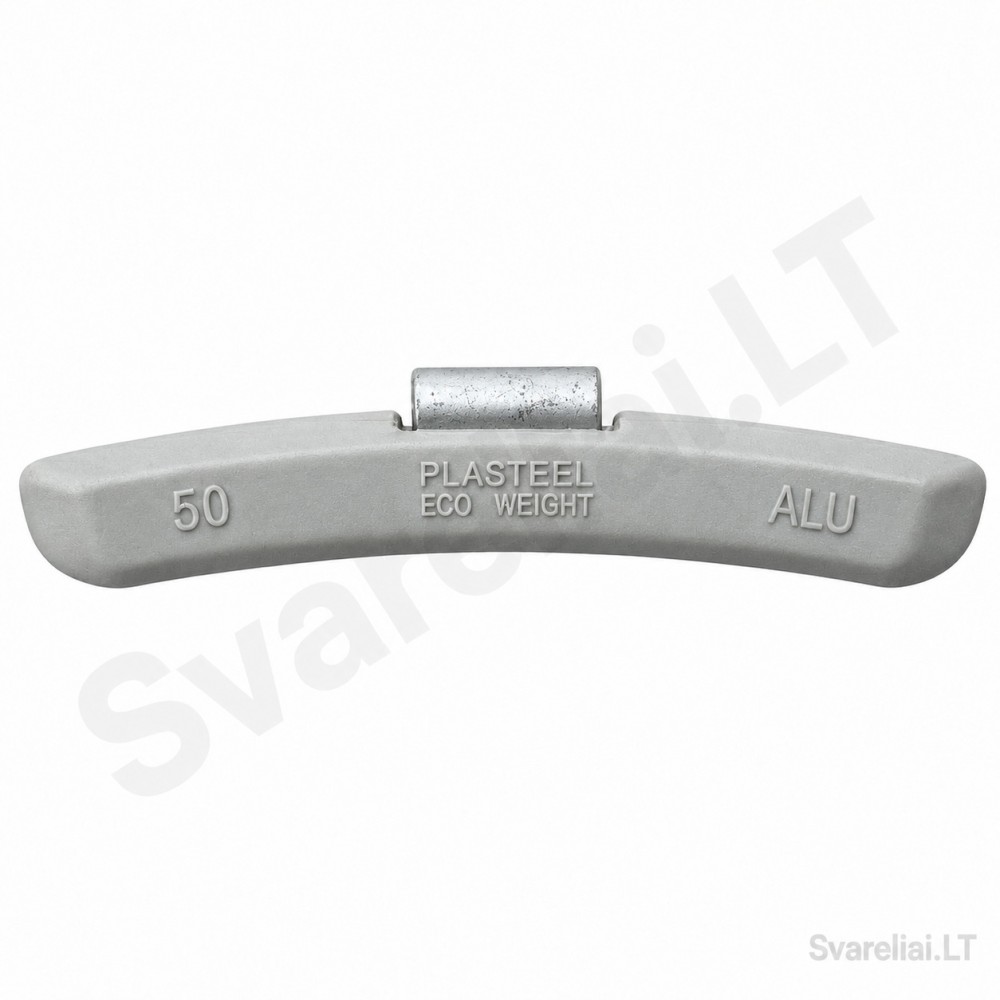 ALU clip-on wheel balancing weights Plasteel 50 g (50 pcs)