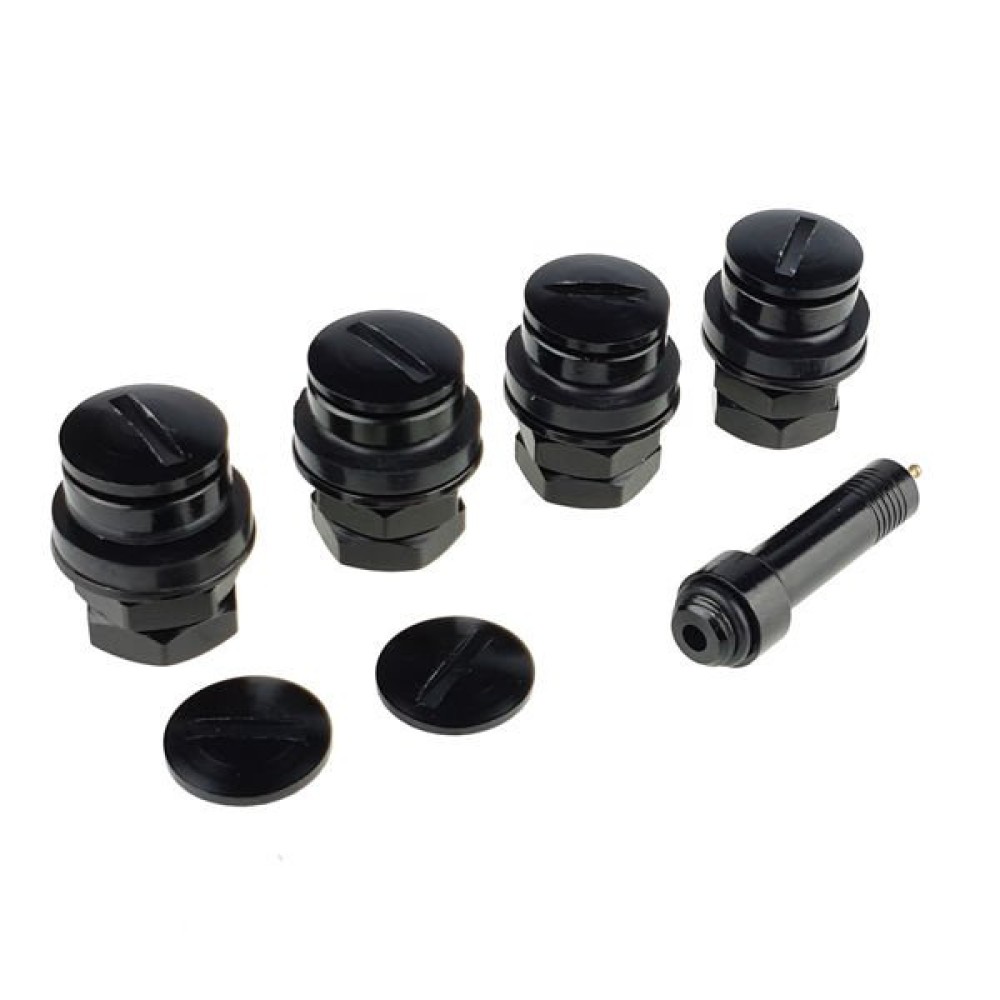 Hidden tyre valves – Black