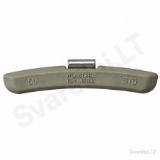STD clip-on wheel balancing weights Plasteel 50 g (50 pcs)