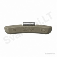 STD clip-on wheel balancing weights Plasteel 40 g (50 pcs)