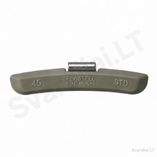 STD clip-on wheel balancing weights Plasteel 45 g (50 pcs)