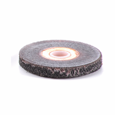 Wire buffing brush In a plastic holder