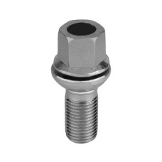 Wheel bolt M14x1.5x27 mm 17 mm hex (OEM 4D0601139A)