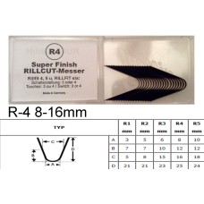 Tyre regrooving blade R4 8-16 mm