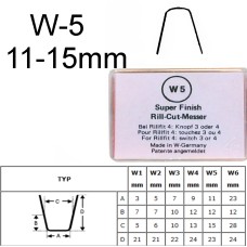 Tyre regrooving blade W5 11-15 mm