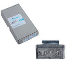 ALU clip-on wheel balancing weights 20 g (100 pcs)