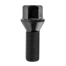Wheel bolt M14x1.25x35 mm 17 mm hex (Conical) Black
