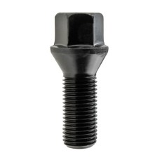 Wheel bolt M14x1.5x28 mm 17 mm hex (Conical) Black