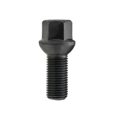 Wheel bolt M14x1.5x35 mm 17 mm hex (Ball seat) Black