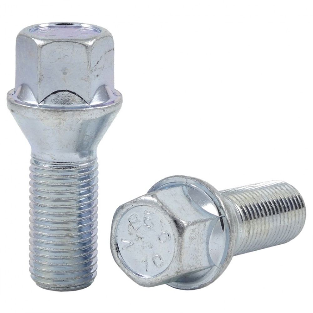 Wheel bolt M14x1.5x25 mm 17 mm hex (Conical)