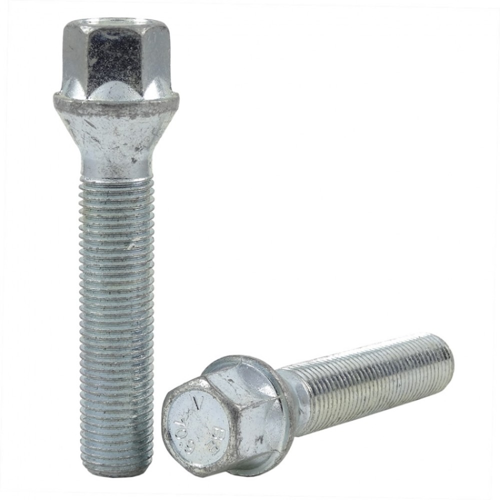 Wheel bolt M14x1.5x60 mm 17 mm hex (Conical)