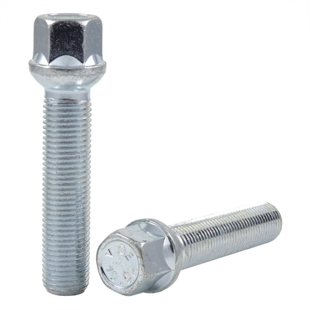Wheel bolt M14x1.5x60 mm 17 mm hex (Ball seat R14) Wheel bolt M14x1.5x60 mm 17 mm hex (Ball seat R14)